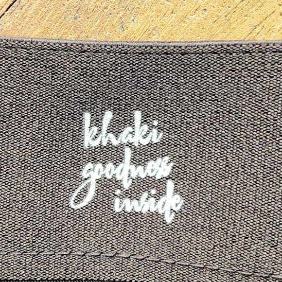 Dockers Brown Pin Stripe Straight Leg Trousers Size 14S - Picture 9 of 15